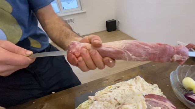 Свиная вырезка на углях: просто, сочно, вкусно! смотреть онлайн