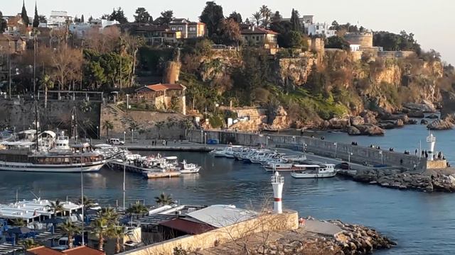 Анталья.Январь.Порт Старого города. смотреть онлайн