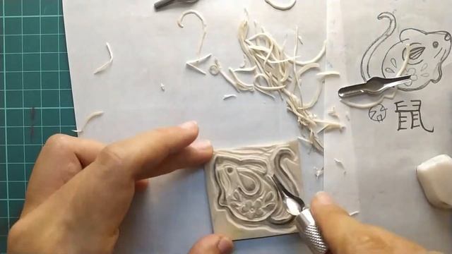 Carving Linoleum - CNY: Year of the Rat! смотреть онлайн