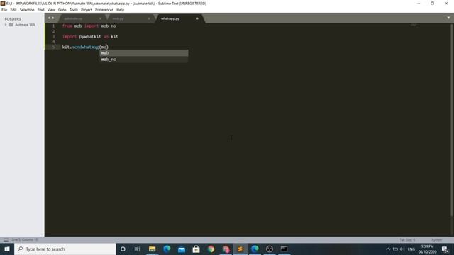 How Send WhatsApp Messages using Python | 2 Lines of Code смотреть онлайн