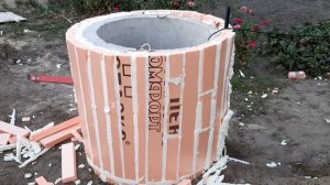 Утепление и выравнивание колодца (часть 1)