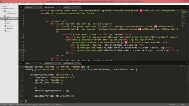 AngularJS Validation Tutorial - Improved Validation with ngMessages - 7/7 смотреть онлайн