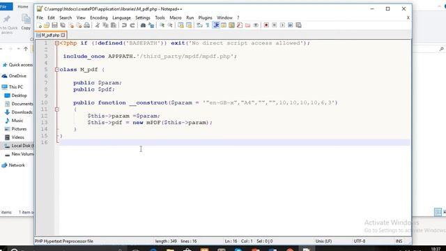 Create PDF Files Using mPDF In CodeIgniter 3.6 in HINDI смотреть онлайн