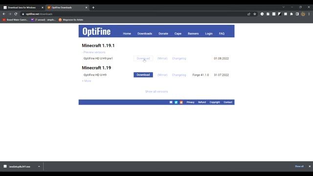 how to download and start optifine on minecraft java смотреть онлайн