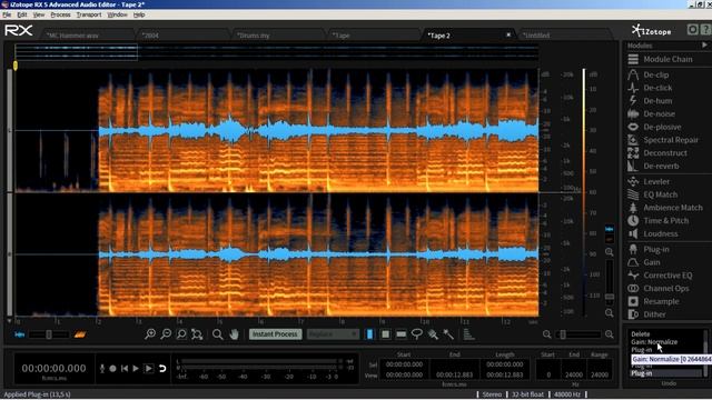 Подавление шума поканально/(L R) noise reduction смотреть онлайн