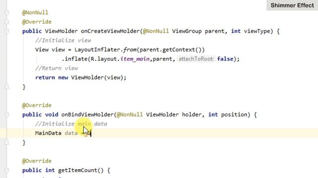 How to Implement Shimmer Effect With RecyclerView in Android Studio | ShimmerEffect | Android Codin смотреть онлайн