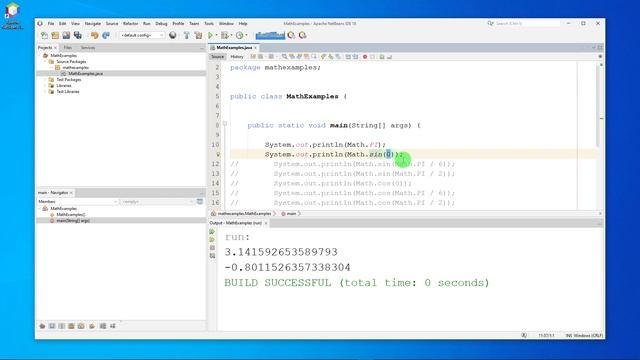 Java Math Trig Methods смотреть онлайн