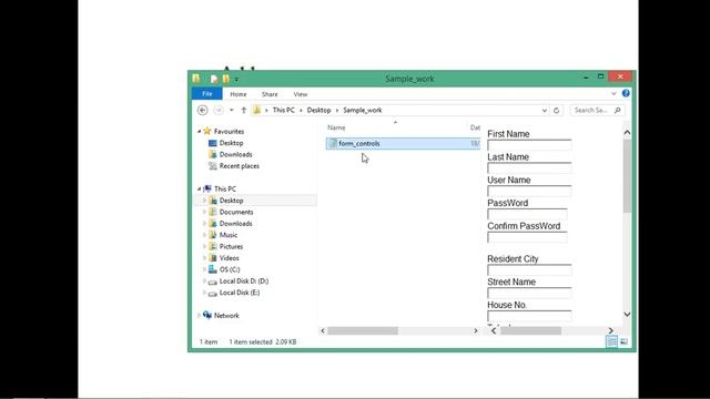 html form Fieldset смотреть онлайн