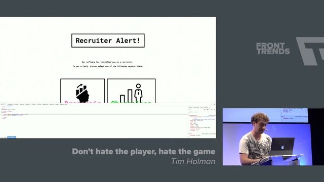 Don't Hate the Player, Hate the Game – Tim Holman / Front-Trends 2016 смотреть онлайн
