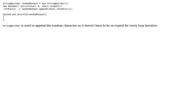 Program in JAVA to generate random alphanumeric string (4 Solutions!!) смотреть онлайн