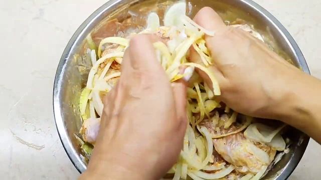 вкусная КАРТОШКА с курицей для большой компании. смотреть онлайн