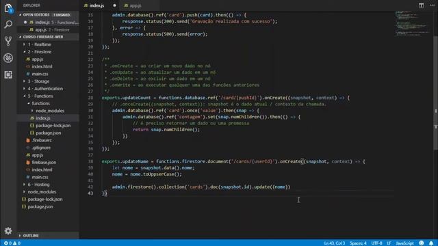 Firebase Functions - Observando Eventos no Firestore смотреть онлайн