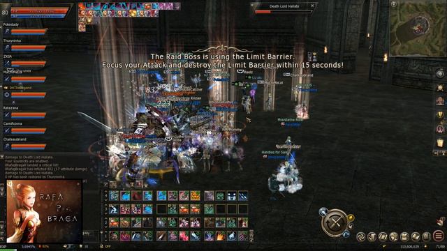 Lineage 2 Classic NA - Death Lord Hallate, Raid Boss Level 80 em TOI 3 смотреть онлайн