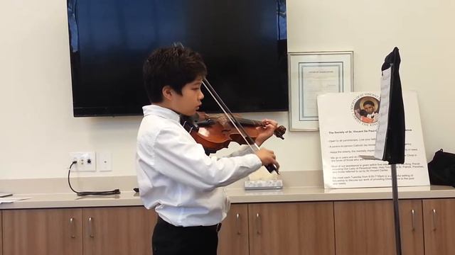 Papini theme and variations - Violin with Piano accompaniment - Christmas 2015 смотреть онлайн