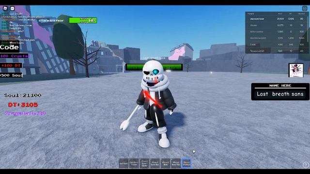 roblox last breath sans from Undertale Ultimate Timeline смотреть онлайн