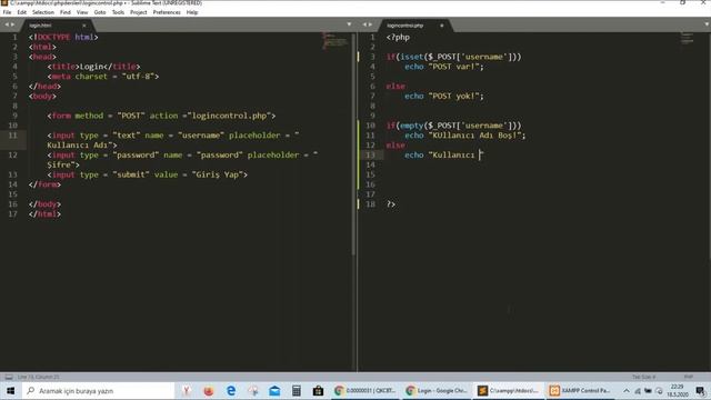 PHP 11-EMPTY VE ISSET KOMUTLARI (Sümeyye Nur Canbaz) смотреть онлайн