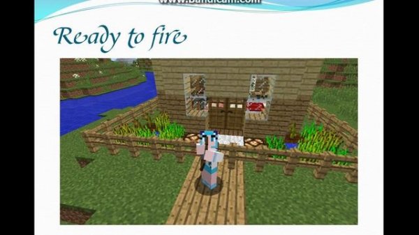 Blue fox girl - minecraft skin