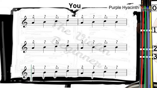 You | Purple Hyacinth | Sophism | Violin SHEET MUSIC [With Fingerings] [Level 3] смотреть онлайн