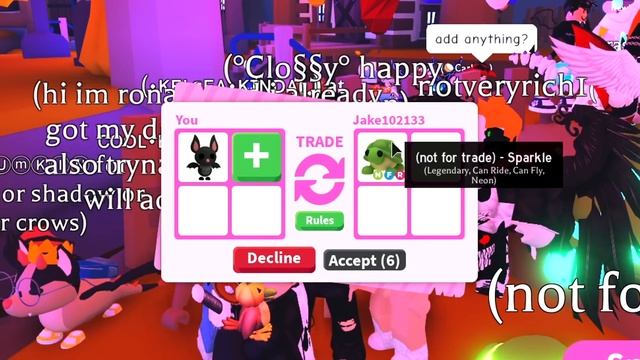 I Traded My ALBINO BAT in A RICH ADOPT ME Server (Roblox trade proof) смотреть онлайн