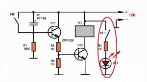 Простая конструкция реле времени на транзисторах