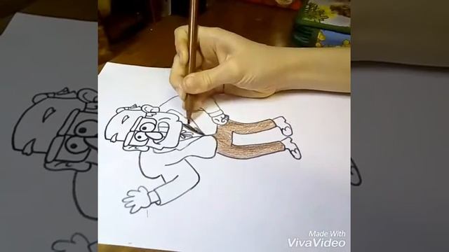 Как нарисовать Дядю Стена [2 часть] смотреть онлайн