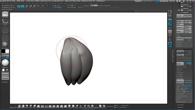 [ZBrush] Module 5 - Detailing the Head and Hair - 1. Creating Hair смотреть онлайн