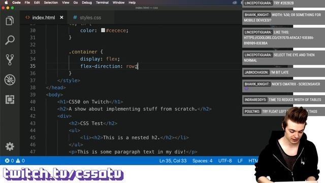 CSS BASICS - CS50 on Twitch, EP. 34 смотреть онлайн