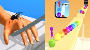 Мобильные игры Asmr Slicing и Stack Rider прохождение, геймплей и новые уровни для Android и iOS