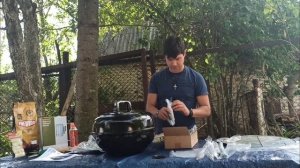 Угольный гриль - нужен или нет? Распаковка угольного гриля Blooma Eiger!