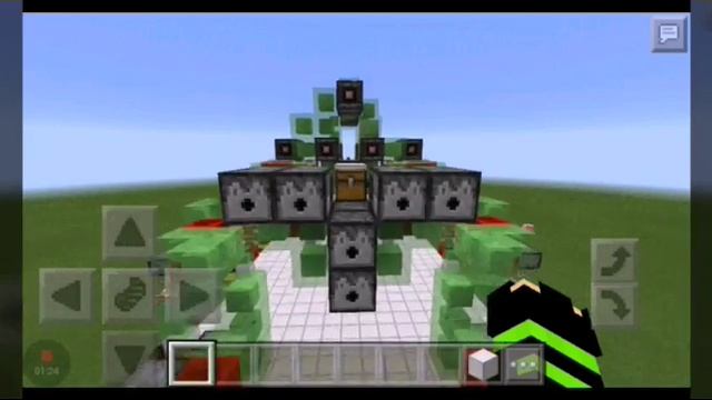 Настоящий робот паук в Minecraft Pe 0.15.6(Без модов)