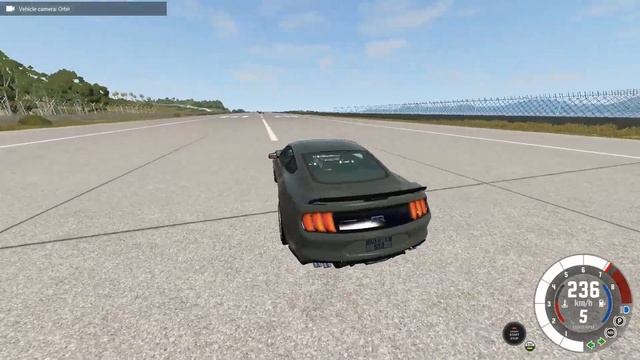 Ford Mustang accident with Nissan Patrol смотреть онлайн