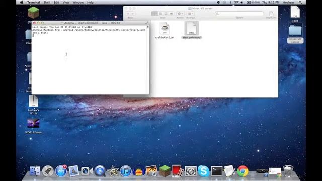 How to make a Minecraft Sever [Mac] [v.1.2.5] смотреть онлайн
