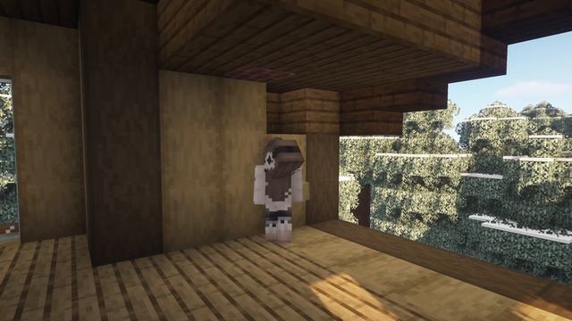 Minecraft| How To Build A Winter Cabin | Wooden House