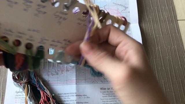 Набор CreativeAccents7882. Обзор. Как я разбираю пучок ниток. смотреть онлайн