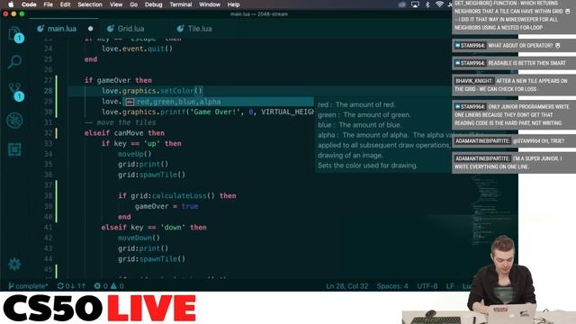 2048 FROM SCRATCH, PART 3! CS50 Live, EP 62 смотреть онлайн