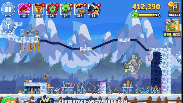 Angry Birds Friends Season's Slingings Tournament 1178 Level 4 NO Power UP Walkthrough смотреть онлайн
