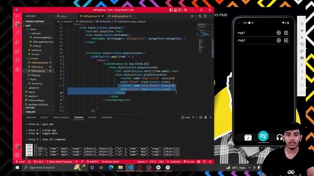 Build a Music Player App with Firebase ( Day 7 ) | React Native Projects смотреть онлайн