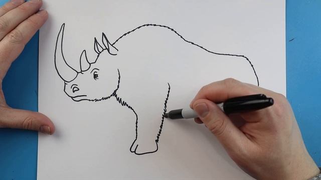 How to Draw a WOOLY RHINO смотреть онлайн