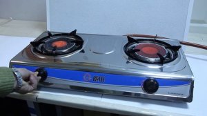 2 конфорочная инфракрасная газовая плита для дачи СВ 28(27)