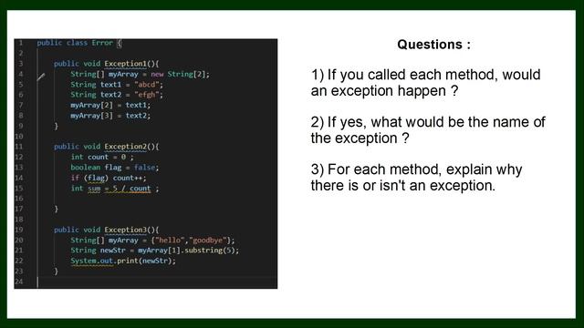5. 2  Learn Java MTA 98-388 - Debugging - Runtime Exception