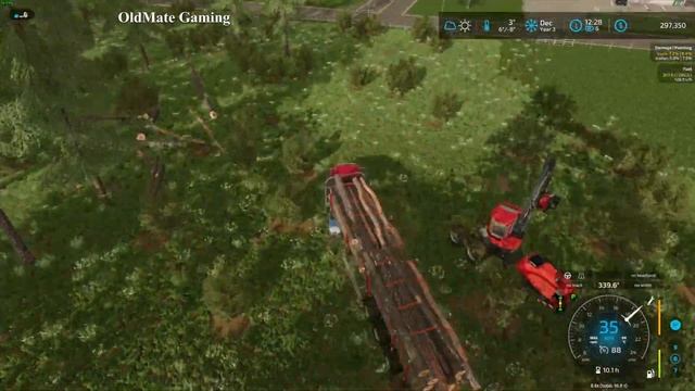 Knockin them Down - Dark Forest #34 4K Farming Simulator 22 смотреть онлайн