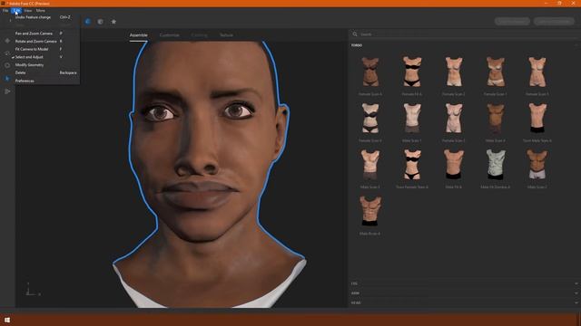 Modify the head | Tutorial | 3D characters animation with Adobe Fuse CC (Preview) смотреть онлайн
