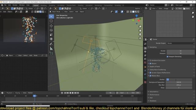 how to make object motion blur in blender смотреть онлайн