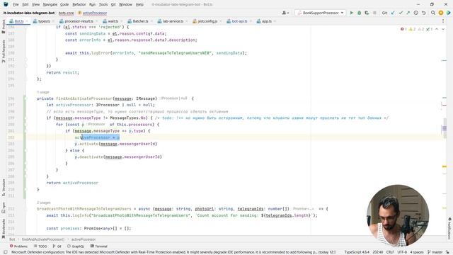 Из Junior в Senior, 01 - чат бот, удаление дублирования, SLAP. Сode Refactoring смотреть онлайн