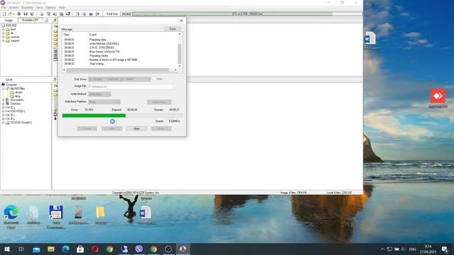 Как записать windows 10 на флешку с помощью программы ULTRA ISO смотреть онлайн