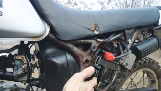 Страдалец Suzuki Djebel 200(dr200se), мотоцикл с аукциона.(джебел, Qm200, Bm200,skymoto 200, Qingqi