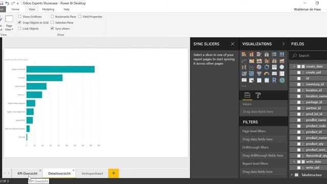 Power BI Desktop - Slicer Sync (report level visual filters toepassen) смотреть онлайн