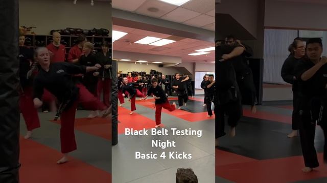 Taekwondo Black Belt Testing Night Basic 4 Kicks#taekwondo #martialarts смотреть онлайн