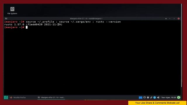 Manjaro / Arch Linux - installing Rust | Run Hello World Program смотреть онлайн