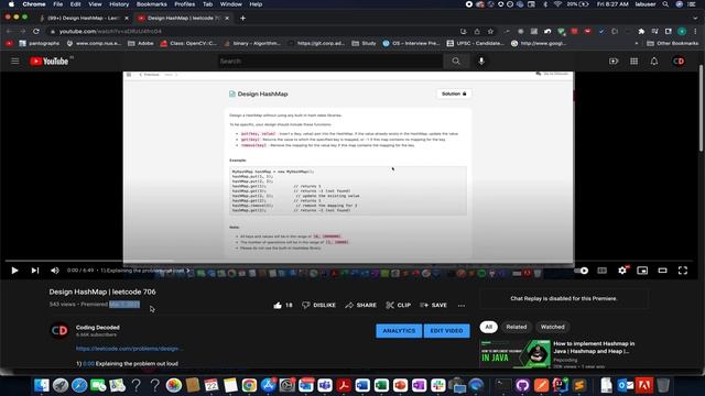 Design HashMap | Leetcode 706 | Binary Search Tree ?? | Live coding session смотреть онлайн